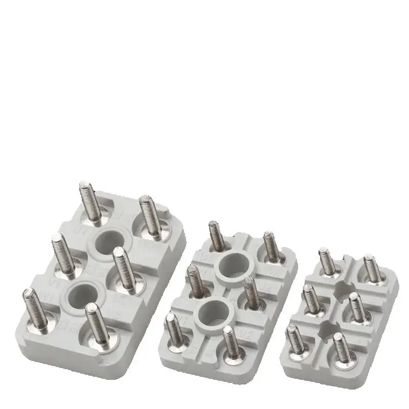 Motor terminal 380V three-phase motor deceleration motor single hole terminal block wiring board