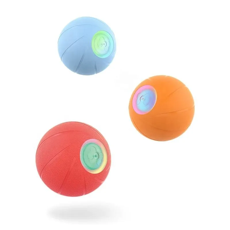 

LMZOE Smart Ball for dogs USB Charging interactive ball Electronic toy Pet balls With Led Flashing Rolling Jumping Automatic