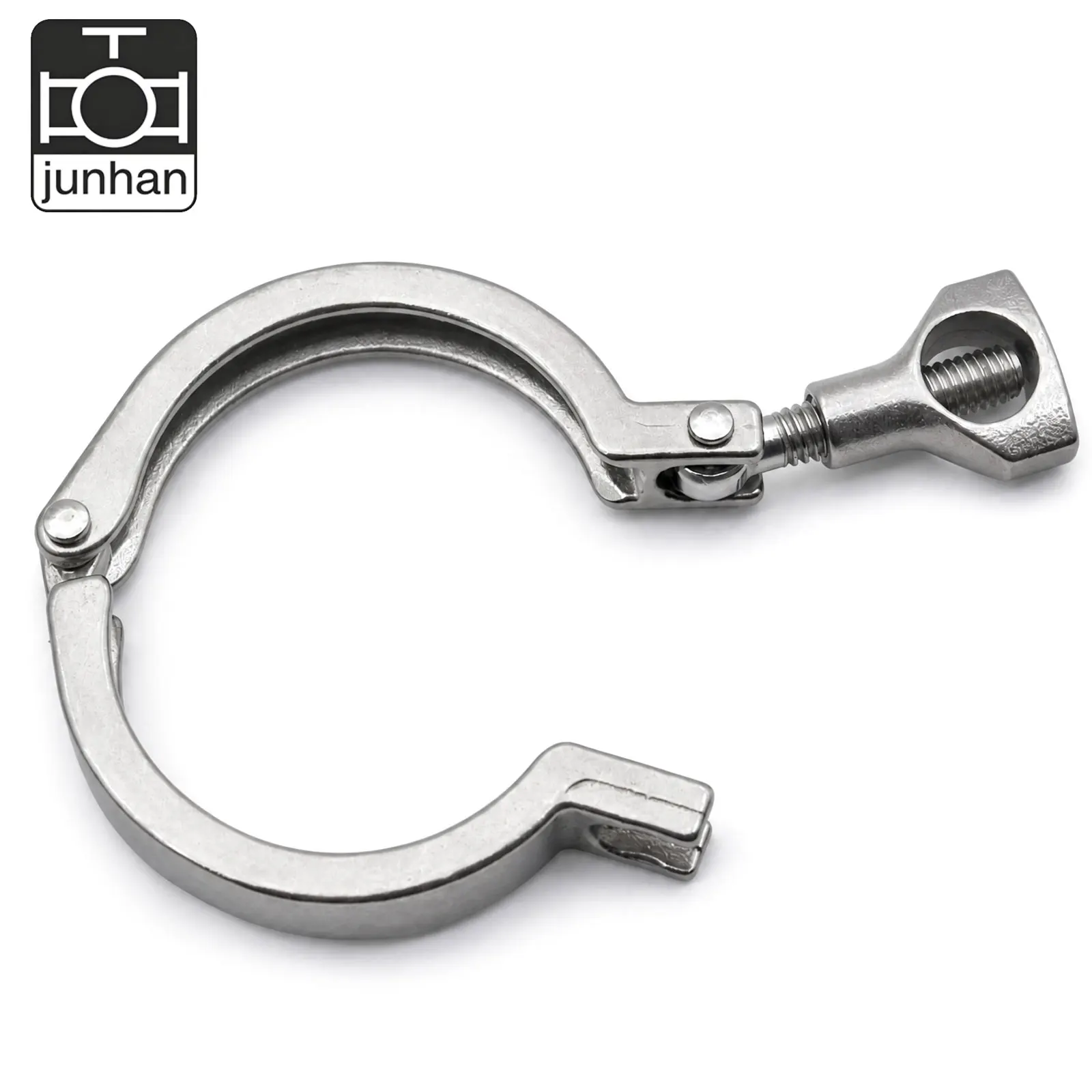 304 Stainless Steel Sanitary Tri Clamp Heavy Duty Single Pin Wing Nut TC Clamp Food Grade for Homebrew Beer Wine Dairy Pipe Fitt