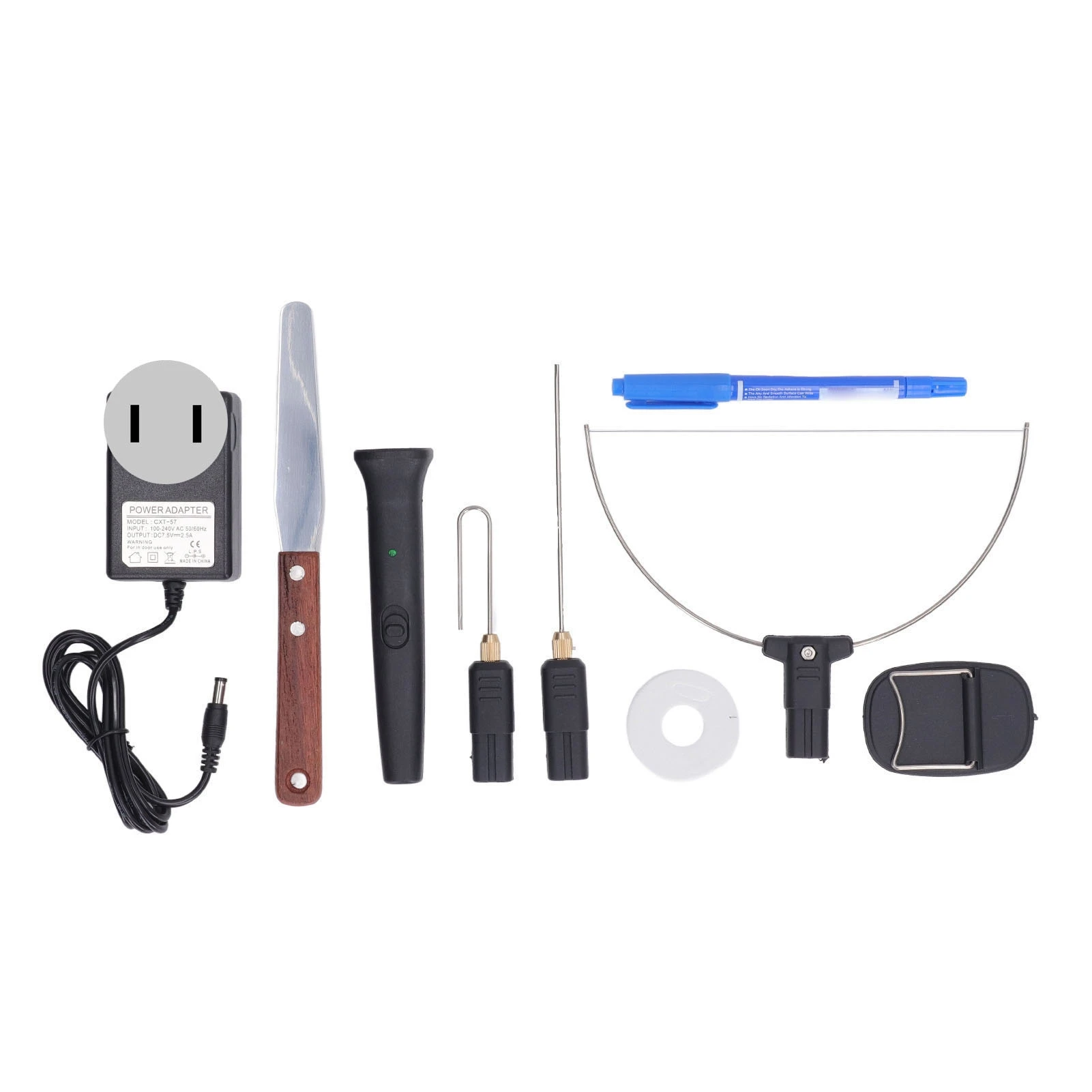 

9Pcs Electric Foam Cutter Fast Heating Clean Smoothly Cutting Hot Wire Foam Cutting Pen Kit AC 100‑240V