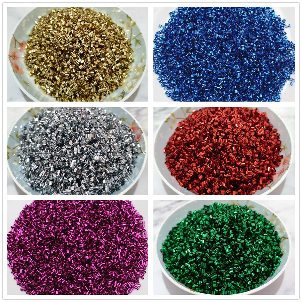 

500g Bingsu Garment Beads Slime Additives Iridescent Filler Supplies DIY Sprinkles Kit For Fluffy Clear Crunchy 2*3mm Craft Deco