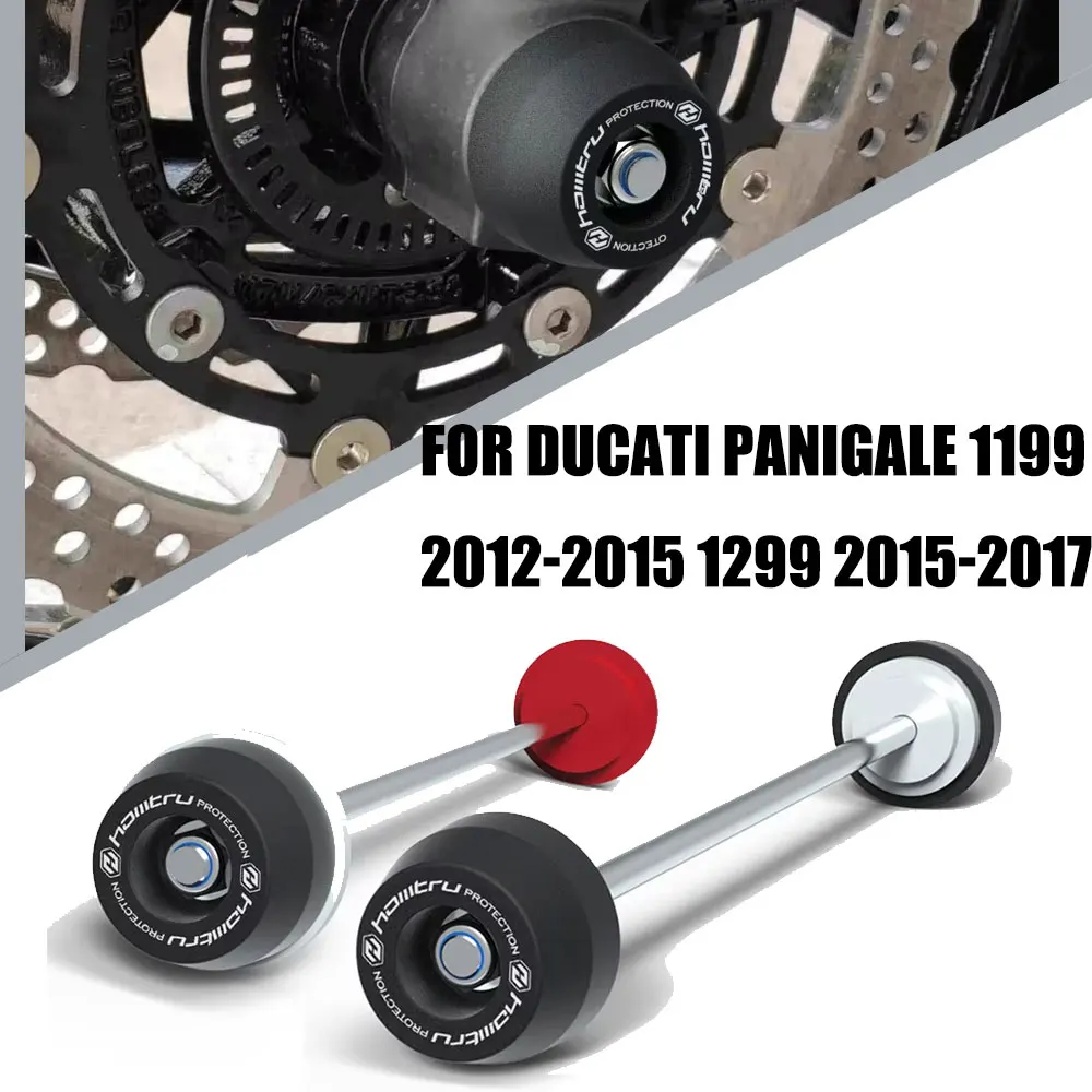 

Motorcycle accessories Wheel Spindle Protection Cover Set for Ducati Panigale 1199 2012-2015 and 1299 2015-2017