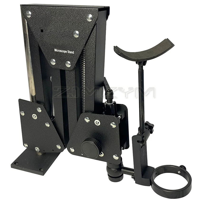 Imagem -04 - Stereo Acrobat Microscópio Stand Suporte Flexível Ferramentas de Jóias Suporte de Lupa 77 mm 85 mm de Diâmetro