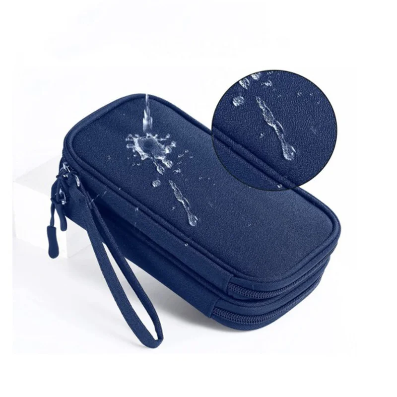 Cable Manager Storage Bag System Kit USB Cable Headphone Cord Pen Power Bank Protective Case Dustproof Cable Storage Bag