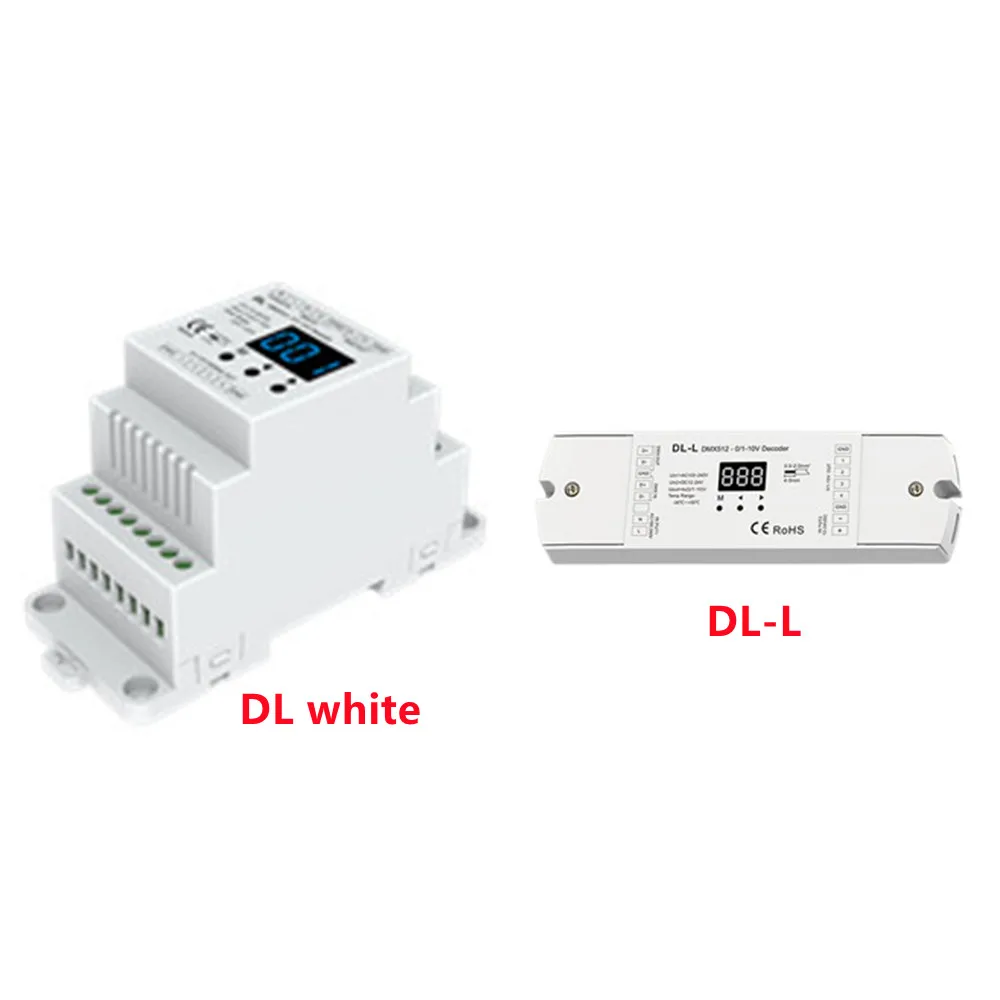 

LED driver 4 channel DMX512/1990 DMX 0/1-10V Decoder address set via digital tube display key, or remote via DMX512/RDM console