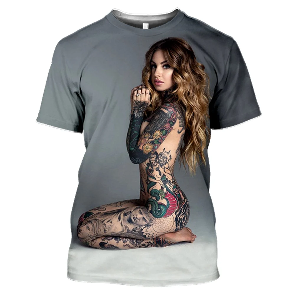 New Summer 3D Printed T Shirt Men Women Sexy Goddess Harajuku T-Shirts Unisex Fashion Casual Streetwear Hip Hop O-Neck Tops image 4