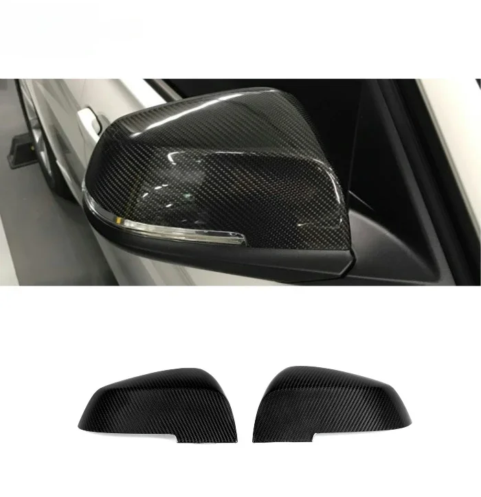 Dry Carbon Side Door Rear View Mirror Caps Covers forF20 F22 F30 F31 F32 F33 F34 F36 E84 2013+custom