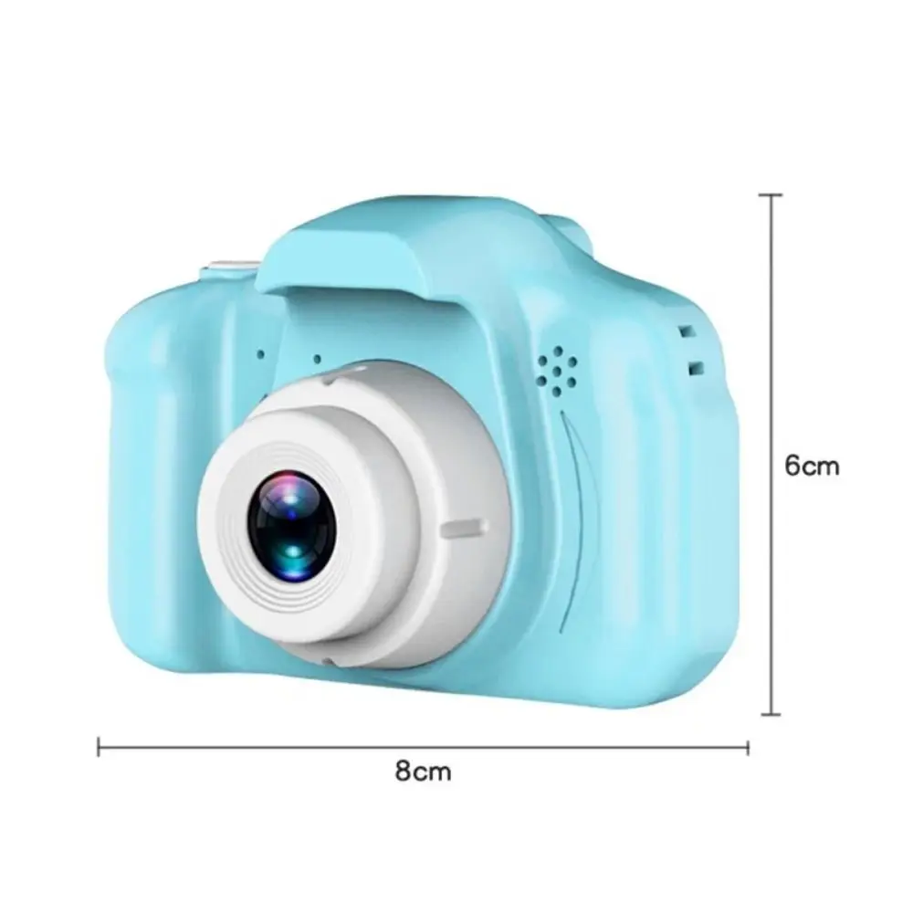 Vintage Camera X2 Mini Kindercamera Foto's maken Kleine kinderen Mini Digitale Camera HD Kindercamera HD Camera Speelgoed Kinderen