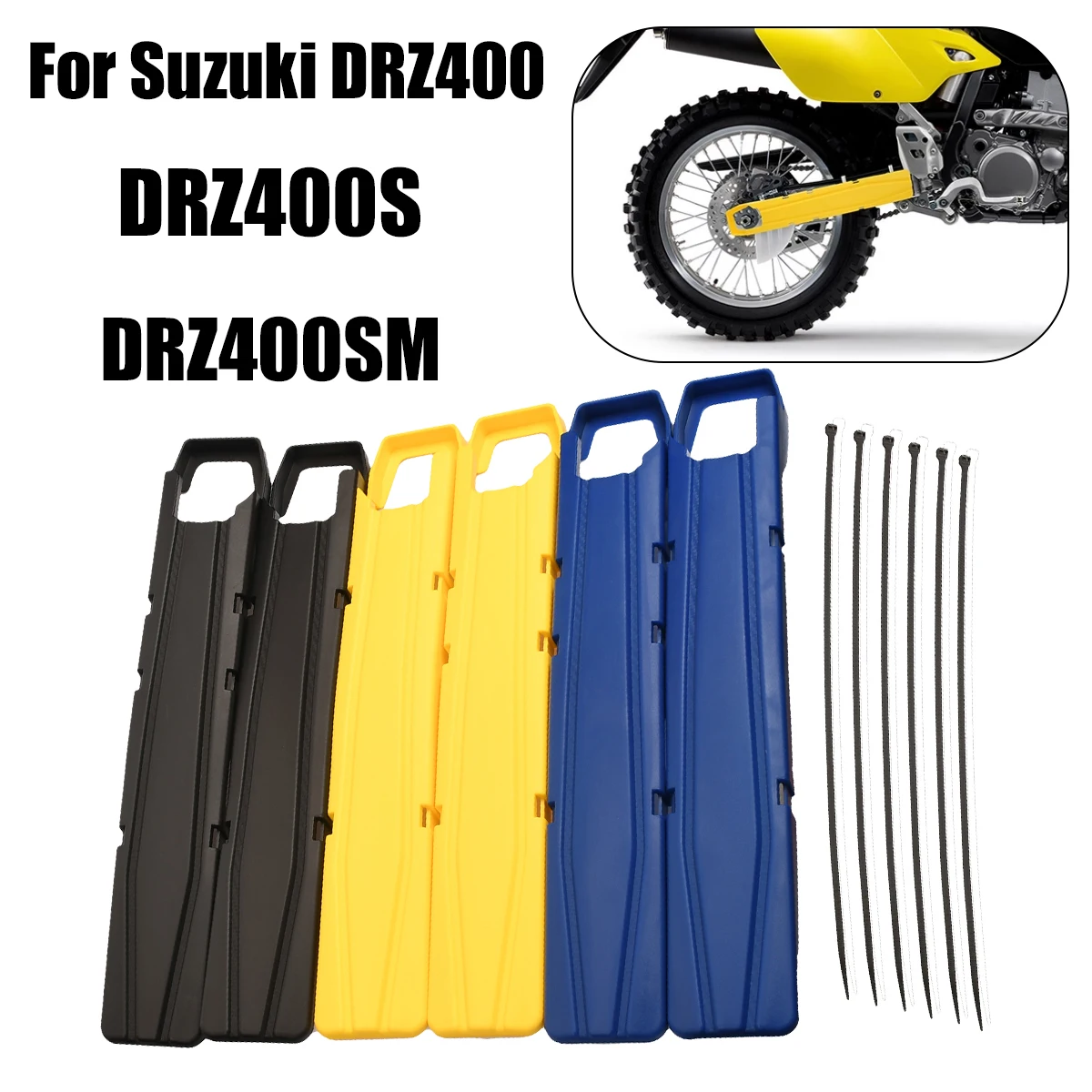 

Motorcycle Swingarm Swing Arm Frame Guard Protector Protection Cover For Suzuki DRZ400 DRZ400S DRZ400SM DRZ 400 400S 400SM