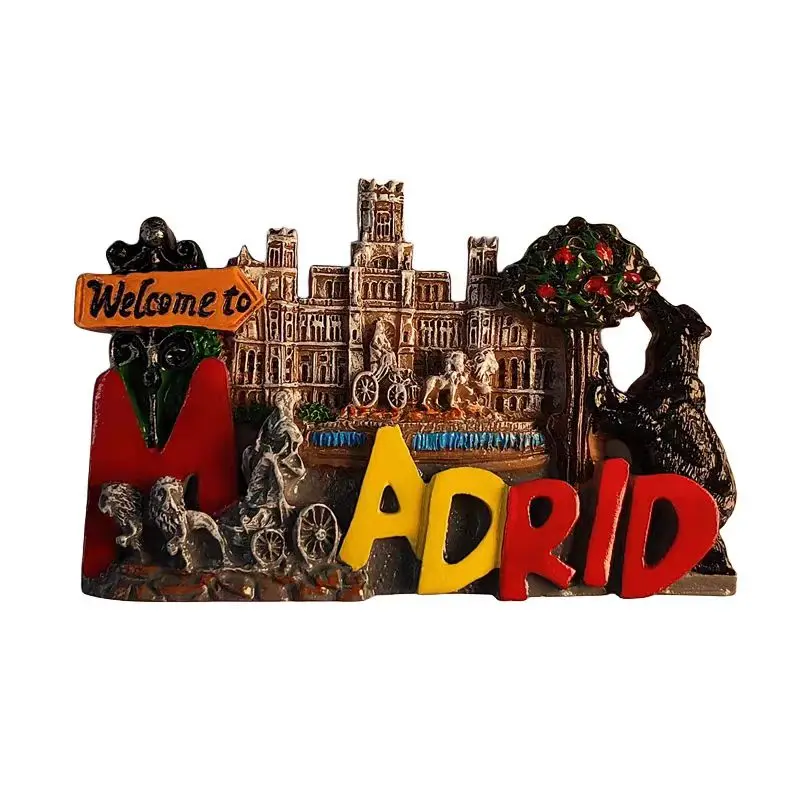 Madrid Barcelona fridge magnets Spain Tourist Souvenirs Flamenco Dance Girl Pamplona Valencia Magnets for Refrigerators Decor