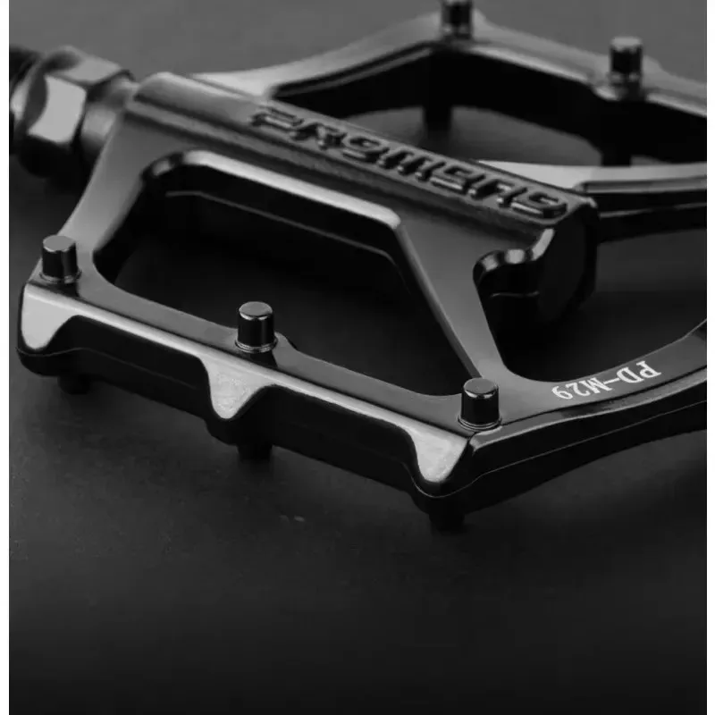 MTB 自転車ペダル滑り止めダブル DU ベアリング軽量アルミ合金ペダルワイドプラットフォームペダルマウンテンバイク部品