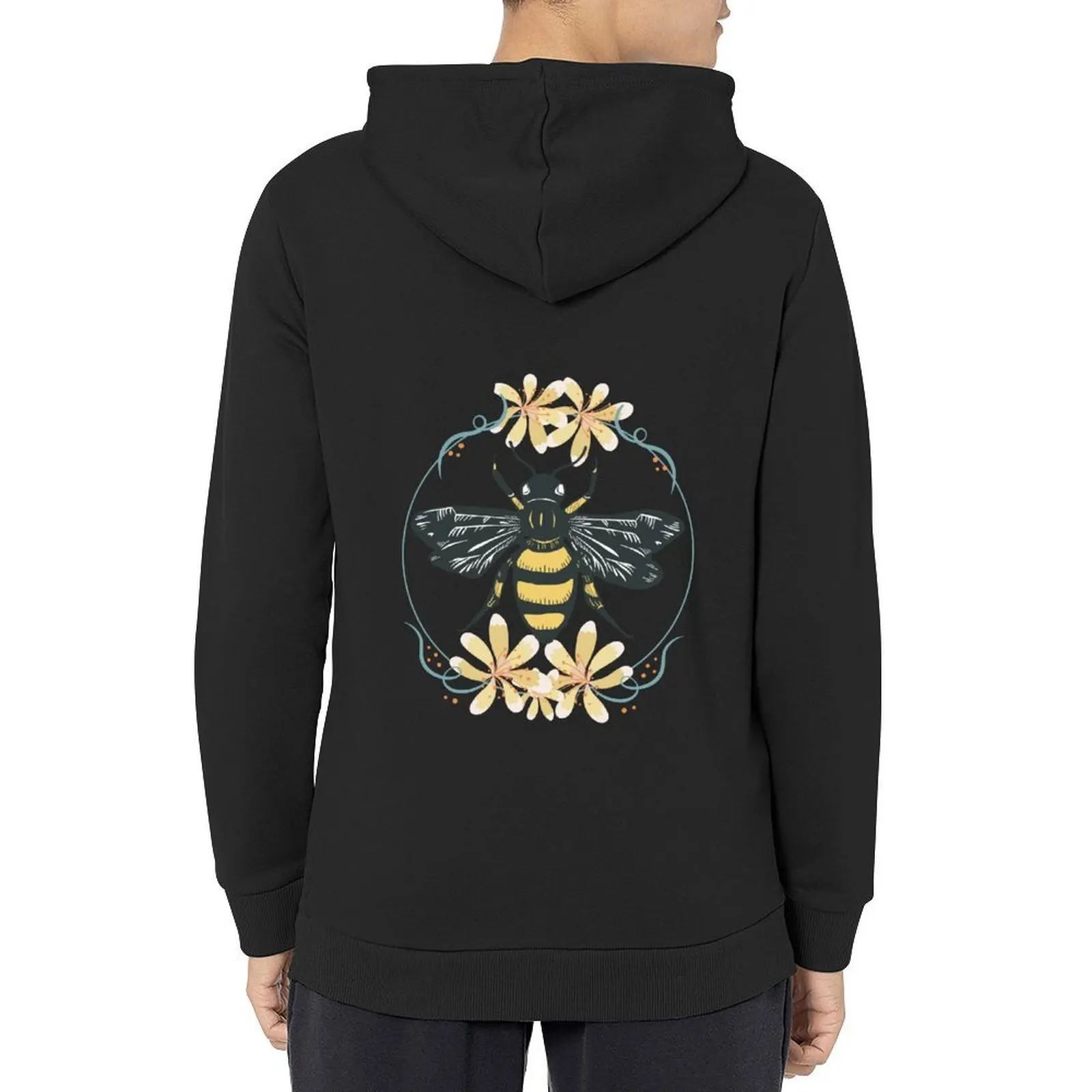 

vintage Manchester worker bee - flower manchester bee Hoodie men wear men clothing autumn clothes winter clothes tracksuits