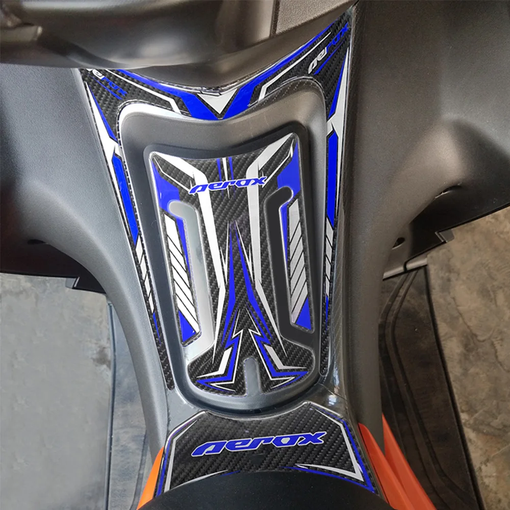 2023 NEW Motorcycle 5D Carbon Braze Vein Oil Tank Sticker FOR YAMAHA NVX155 AEROX155 Waterproof Soft Adhesive Decal