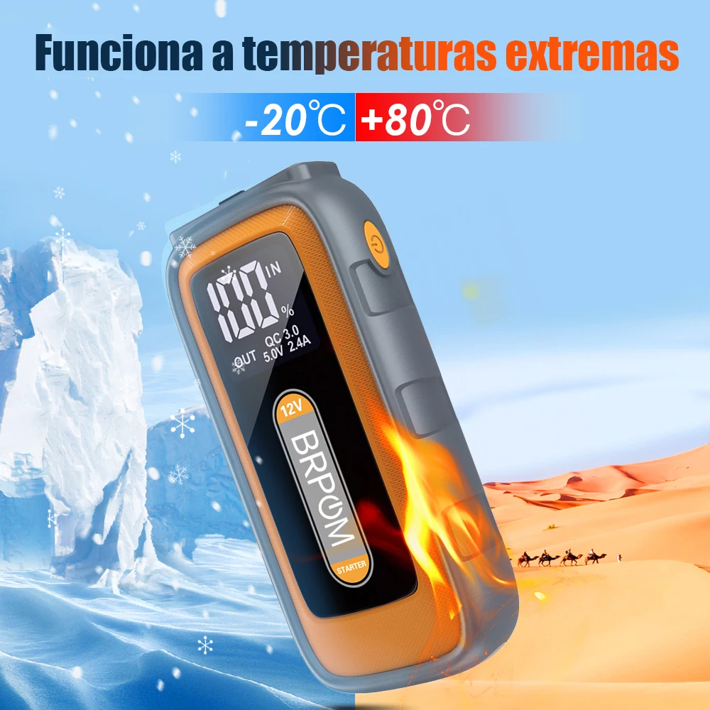 3000A/4000A المحمولة سيارة الانتقال كاتب قوة البنك سيارة الداعم شاحن بدء جهاز البنزين الديزل 12 فولت سيارة الطوارئ الداعم #6