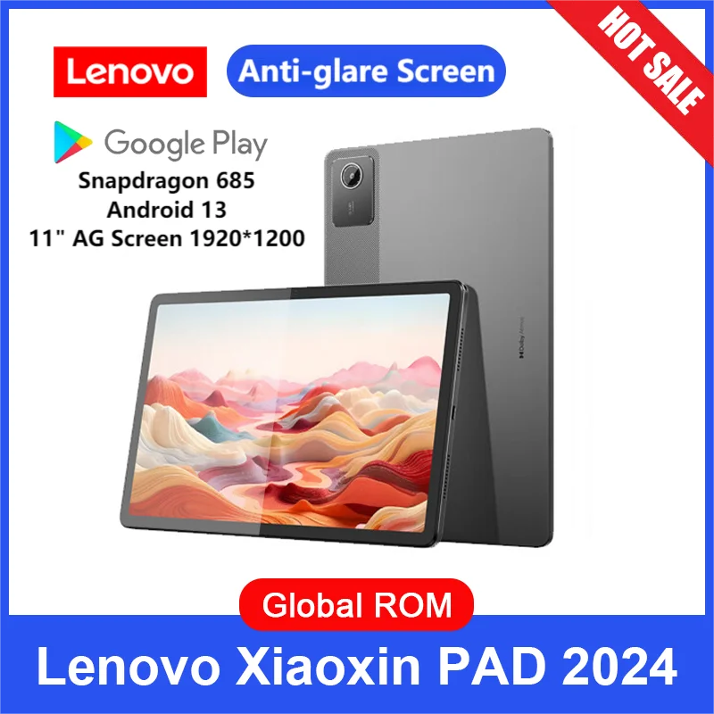 Global ROM Lenovo XiaoXin Pad 2024 Tablet AG Screen 8GB 128GB Pads Qualcomm Snapdragon 685 Octa Core 11