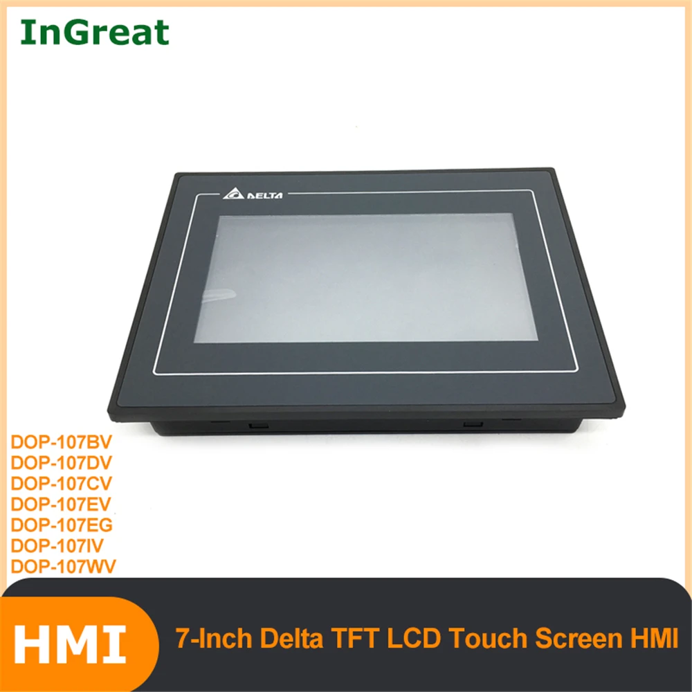 Delta 7Inch HMI DOP-107BV/ DOP-107DV/ DOP-107CV/ DOP-107EV/ DOP-107EG/ DOP-107IV/ DOP-107WV Replace DOP-B07SS411/B07S410/B07S411