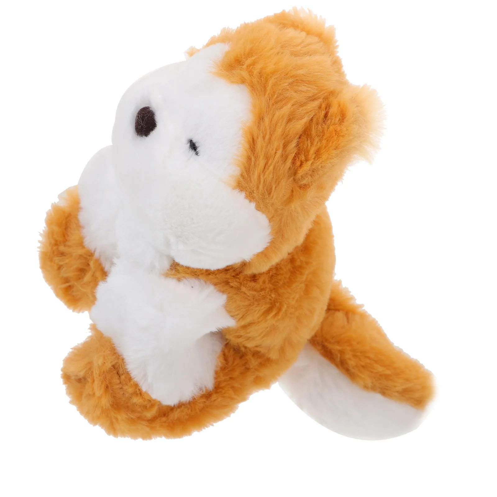 

Браслет-хлопушка с плюшевой собачкой: милый анимированный браслет-хлопушка с забавным движением, носимый аксессуар в виде питомца для детей, взрослых и коллекционеров