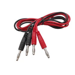 4mm Banana Plug to Banana Plug Test Leads Connector Wire Test Cable Lead For Multimeter Electrical Testing Wire 1 Red 1 Black