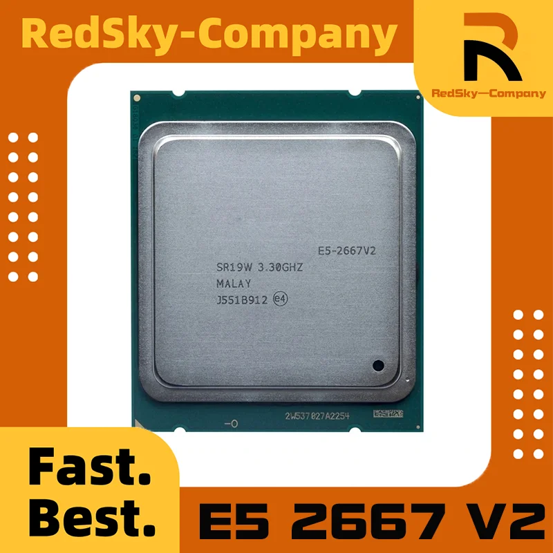 E5 2667 V2 2667V2 8-Core 3.3GHz LGA 2011 processor