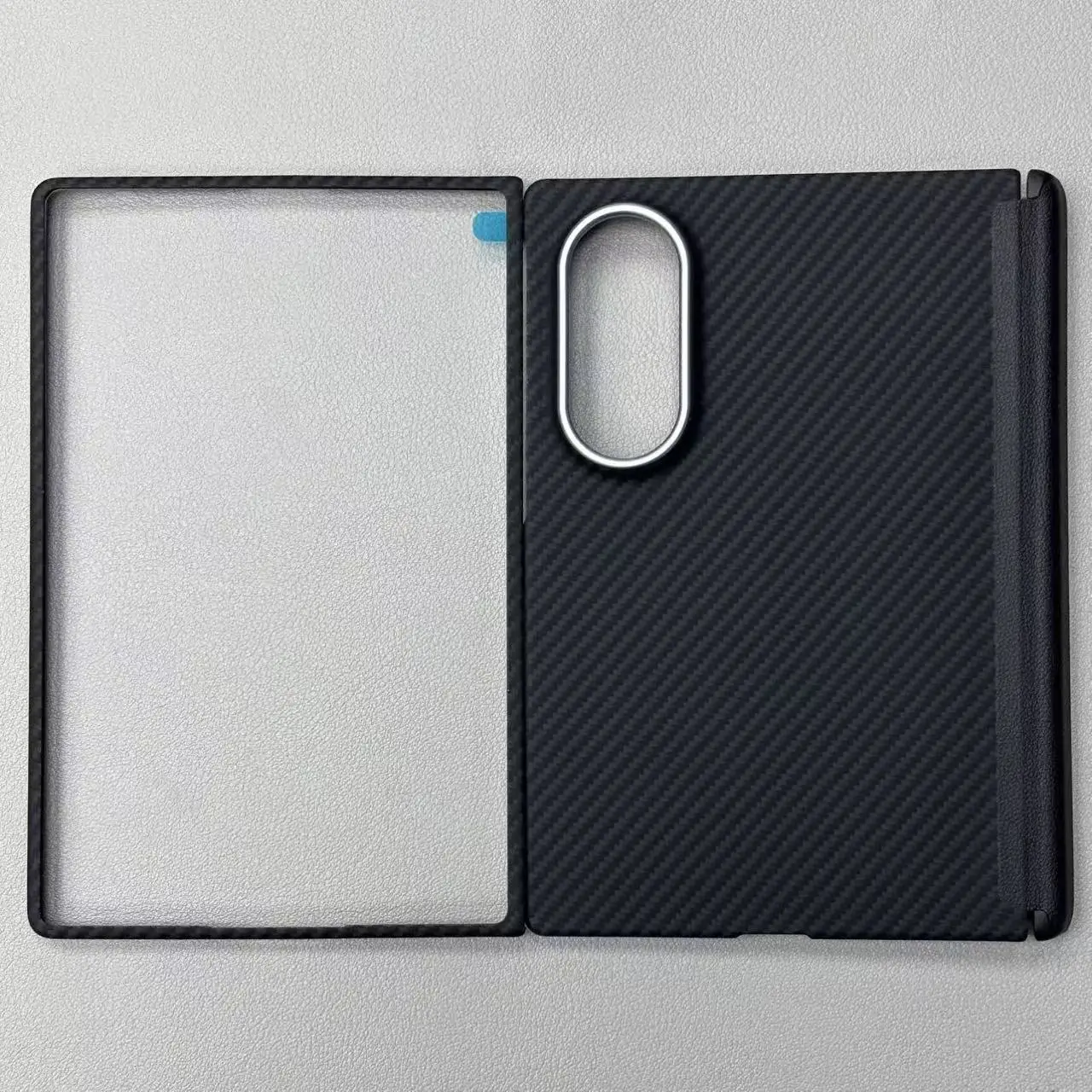 Compatible with Samsung Z Fold 8: Ultra-Thin Aramid Fiber Central Axis Protective Phone Case with Drop Protection and Magnetic A