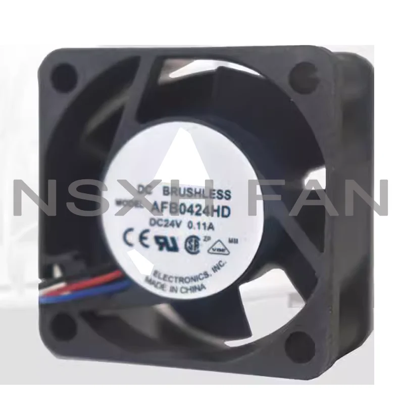 Original AFB0424HD 24V 0.11A 2.64W 4020 40*40*20mm 2 Wires Server Inverter Blower Cooler Double Ball Cooling Fans