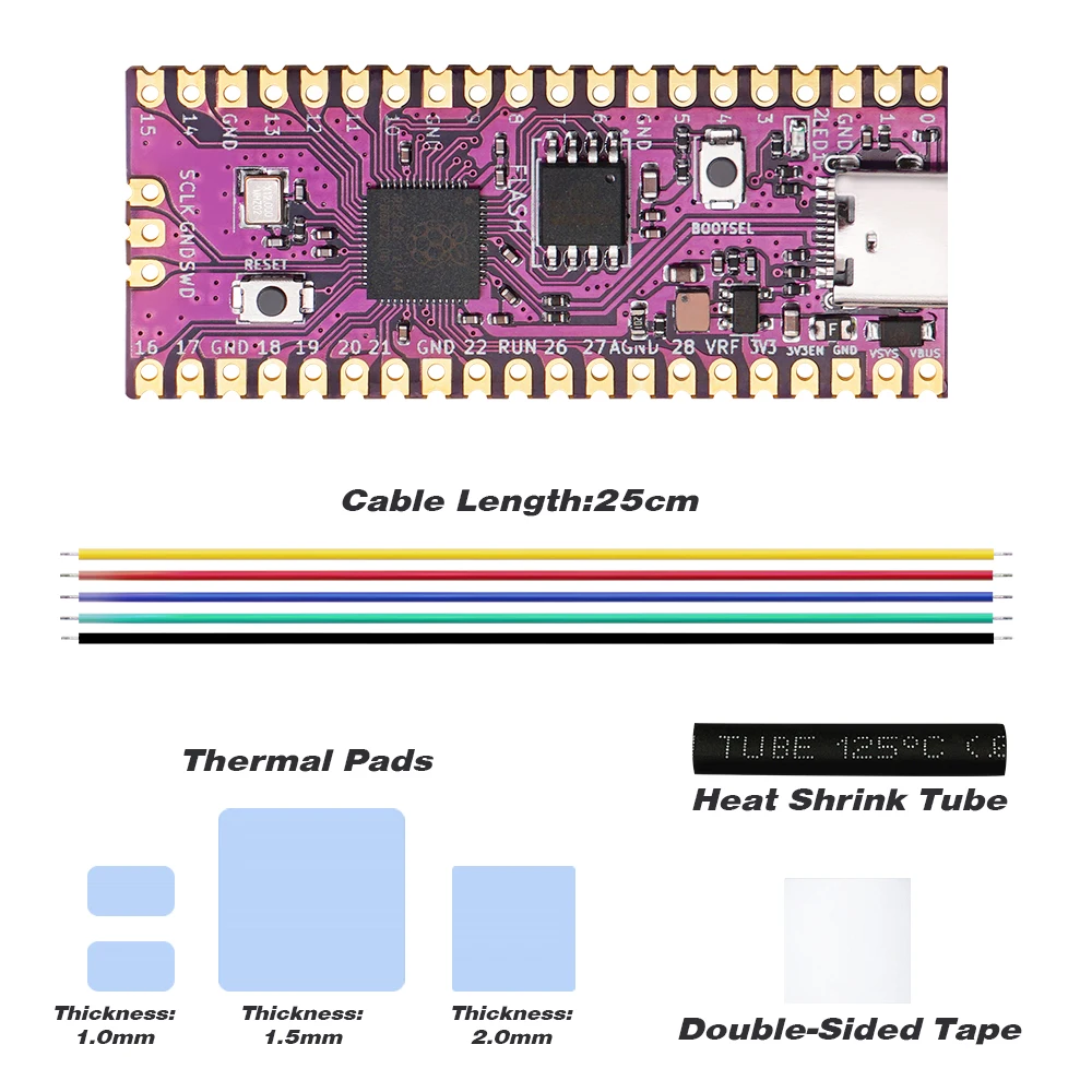 Gamecube SD2SP2 SD 카드 어댑터, 라즈베리 파이 피코 보드 Picoboot IPL 교체 Modchip