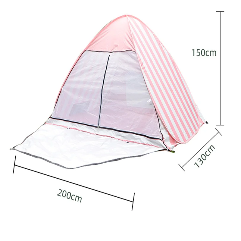 Imagem -03 - Pessoa Vestir Pop up Tenda uv Movendo wc Chuveiro Rosa Mudando Quarto Assistindo Pássaro Caça Praia Carro Barraca de Acampamento ao ar Livre 12