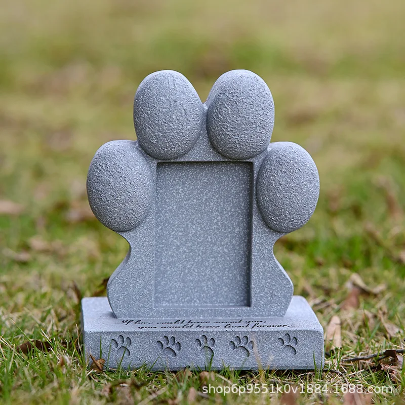 هدايا تذكارية للحيوانات الأليفة - هدايا تذكارية للكلاب مع إطار صورة، علامات قبر لأحجار الرأس للحيوانات الأليفة مع التعاطف #4