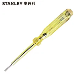 STANLEY 500V Electrical Testing Screwdriver Electrician's Multifunctional Leakage Detection Pen for Electrical Verification.