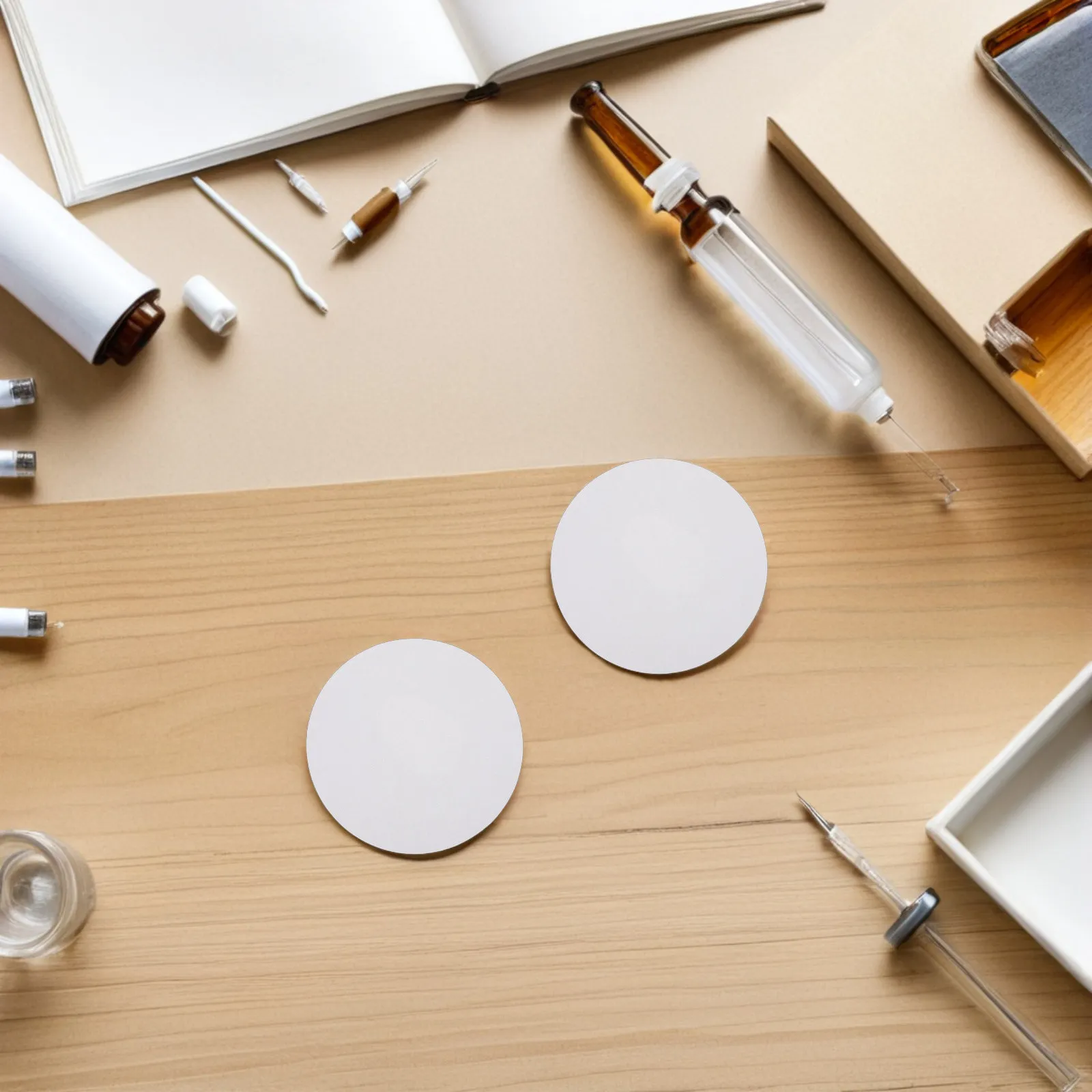 

100 шт. лабораторных количественных фильтровальных кругов из бумаги, 70 мм, с равномерной текстурой, для быстрой фильтрации и точных результатов в химических лабораториях