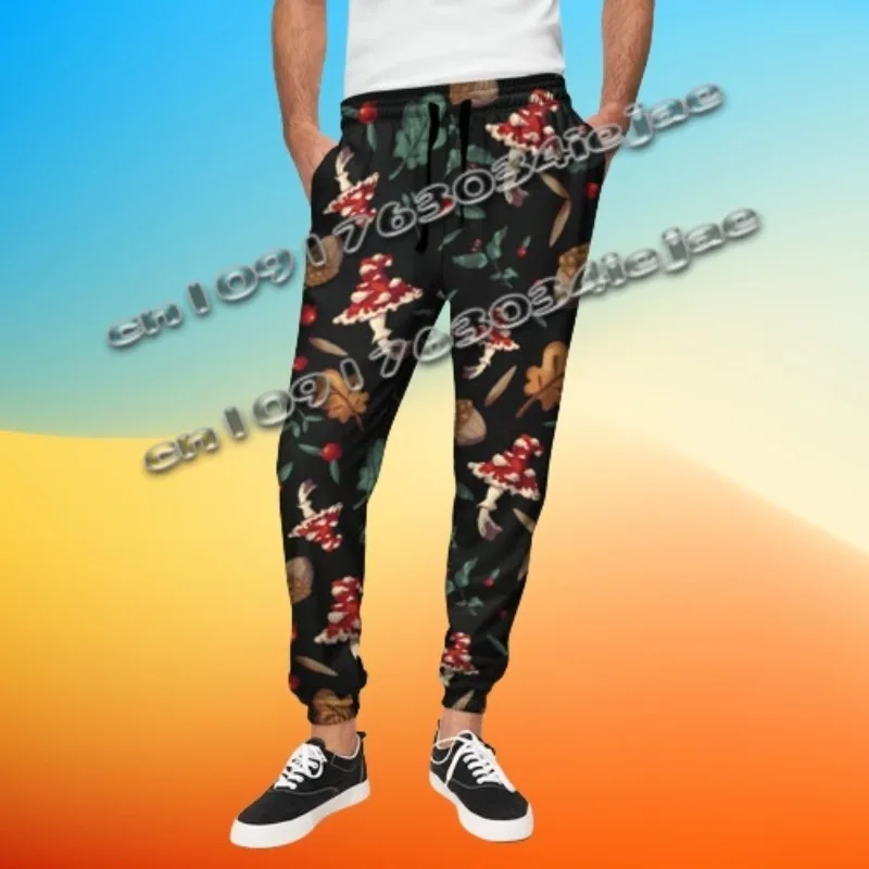 

New 2025 men's Fashion Trend Trousers American Printing Comfortable Casual Breathable Sweat-absorbing Dance Trousers