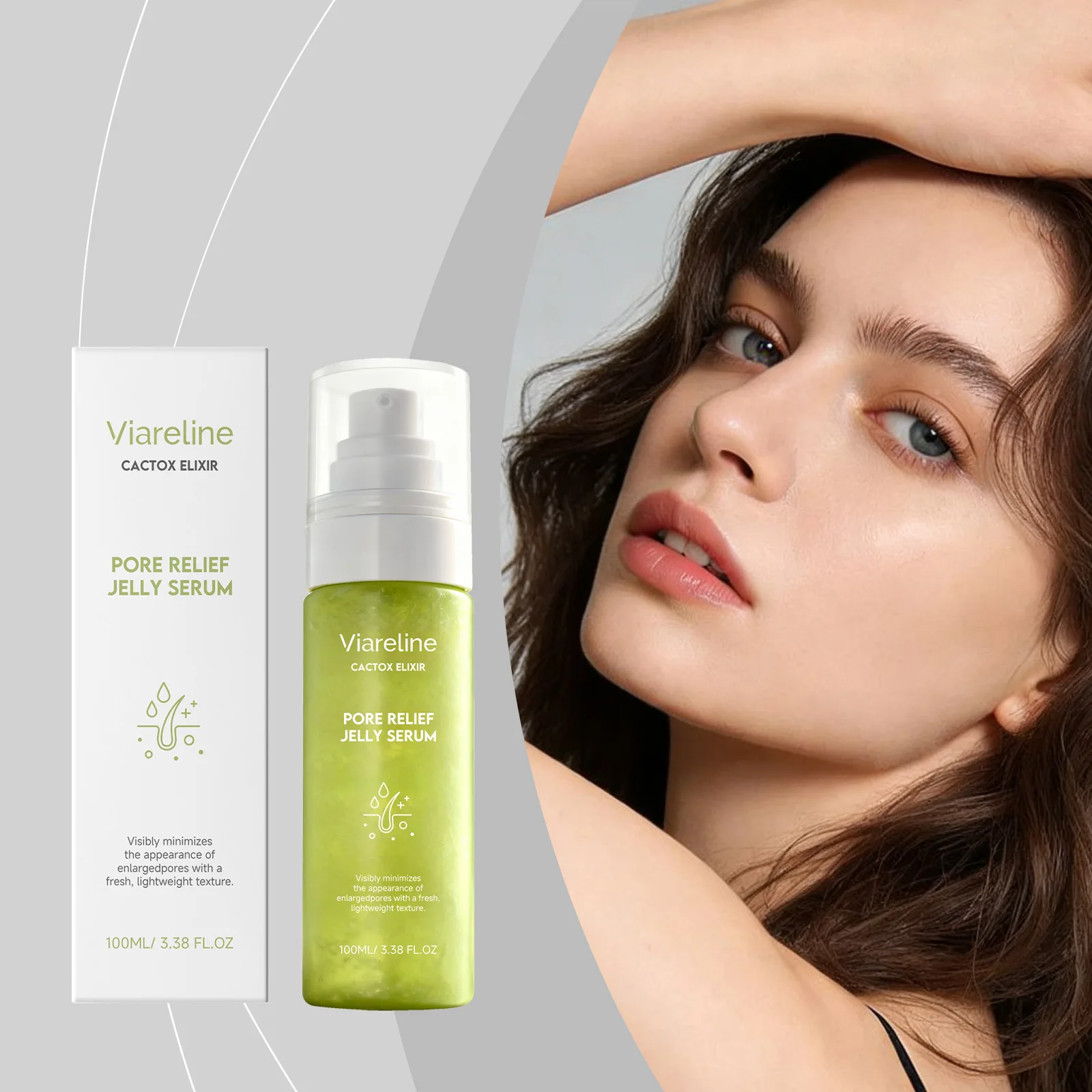 

Сыворотка-желе для сужения пор: заметно уменьшает расширенные поры, восстанавливает кожу лица, глубоко увлажняет, легкая увлажняющая сыворотка для лица