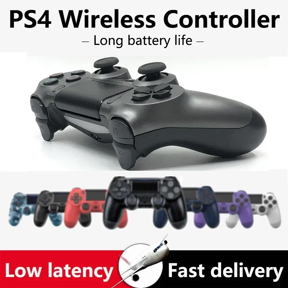 

Wireless Joystick Bluetooth Ps4 Controller Gamepad 6-Axis Game Mando Joypad for PS4/PS4 Slim/PC/Steam/iPad/Tablet/Andriod