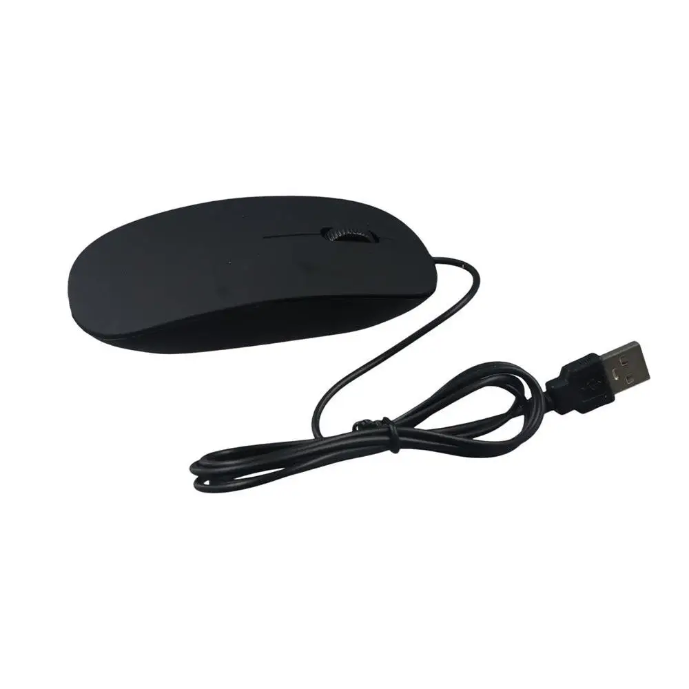 For Pc Laptop Accessories Black White 1200dpi Gaming Mouse 3d Roller Computer Mouse Wired Mouse Optical Mouse Usb Wired Mouse