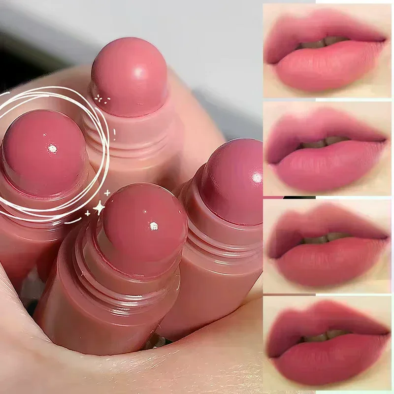 4 In 1 Cappuvini Matte Lipstick Pencil Kit Velvet Sexy Red Lip Tint Non-stick Cup Multicolour Lipstick Pen Makeup Lips Cosmetic