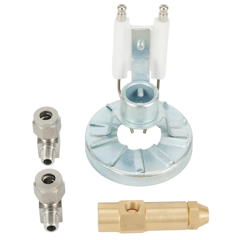 Tool Nozzle 0.5-2.0MM Air Atomizing Burner Burner Flame Electrode Rings Siphon Nozzle Spray Nozzle Waste Oil New