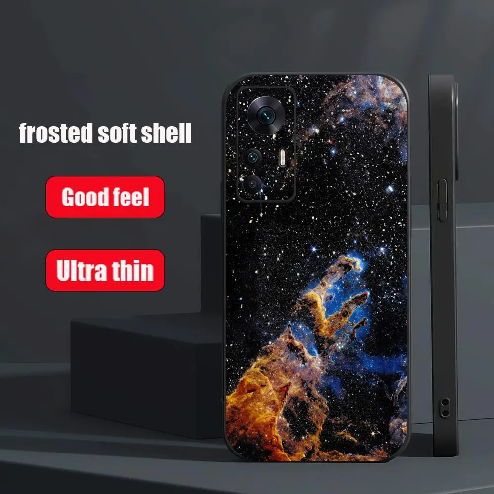Real Galaxies Shocking Phone Case For Xiaomi Redmi Note 15 14T 13Lite 12S 5g 4g Pro Plus Soft Case Black Full Protect