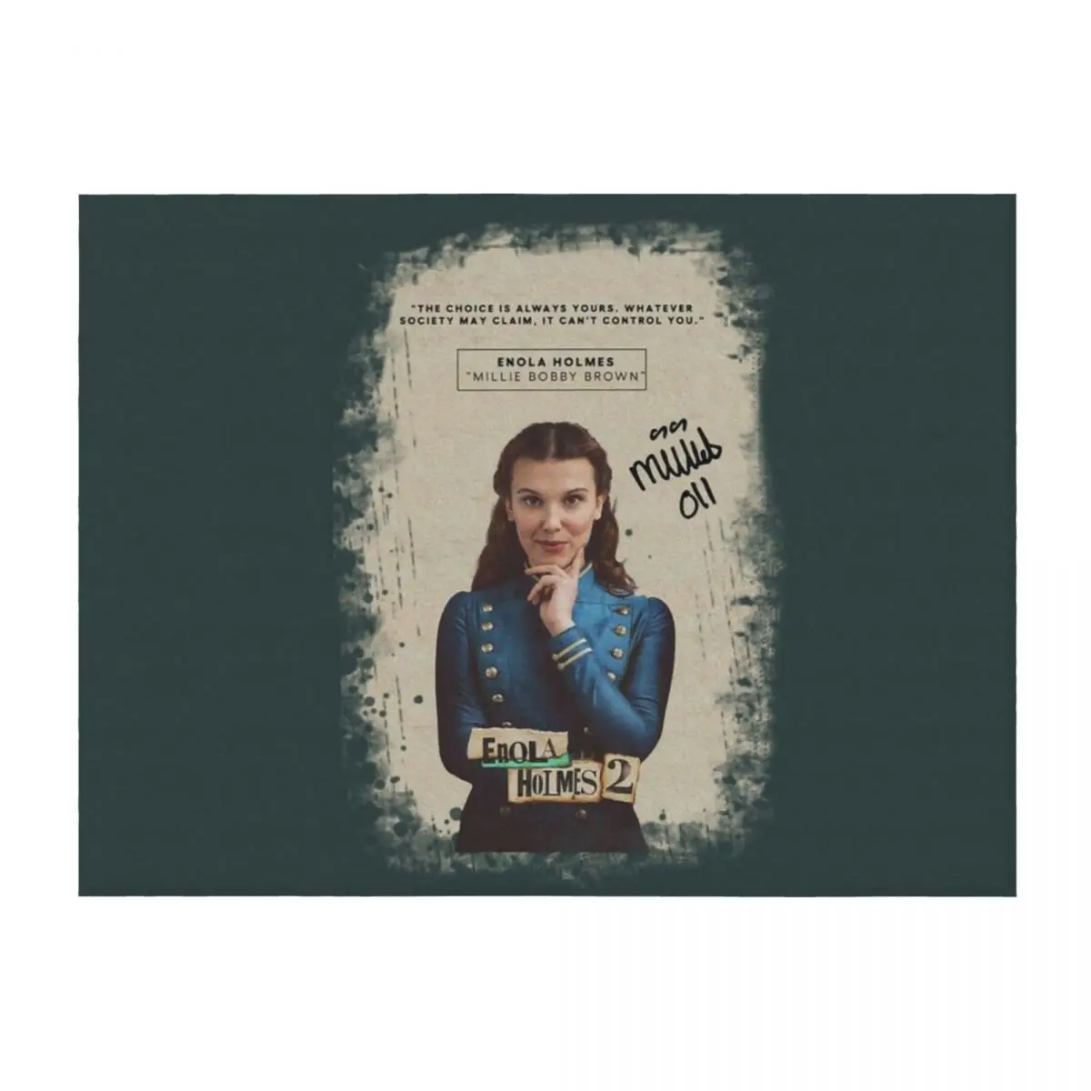 

Enola holmes Throw Blanket Soft Big For Decorative Sofa manga Bed Fashionable Blankets