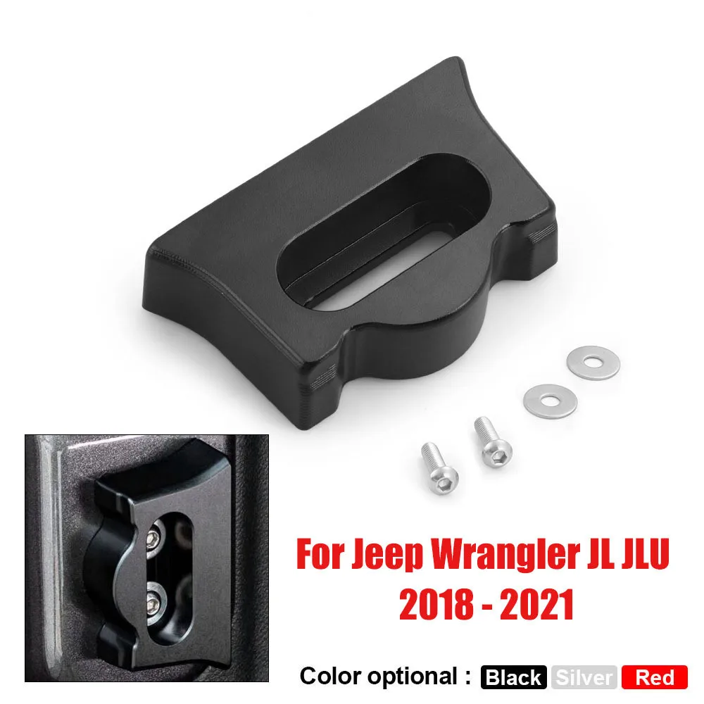 Tailgate Latch Bumper Tailgate Alignment Stop for Jeep Wrangler JL JLU 2018-2021(not for JT)