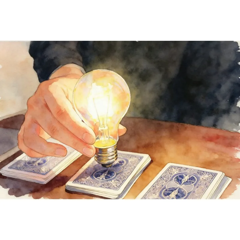 

Light of God Shine 3.0 Magic Trick Mysterious Power Light Bulb Magician Stage Party Illusion Gimmick Props