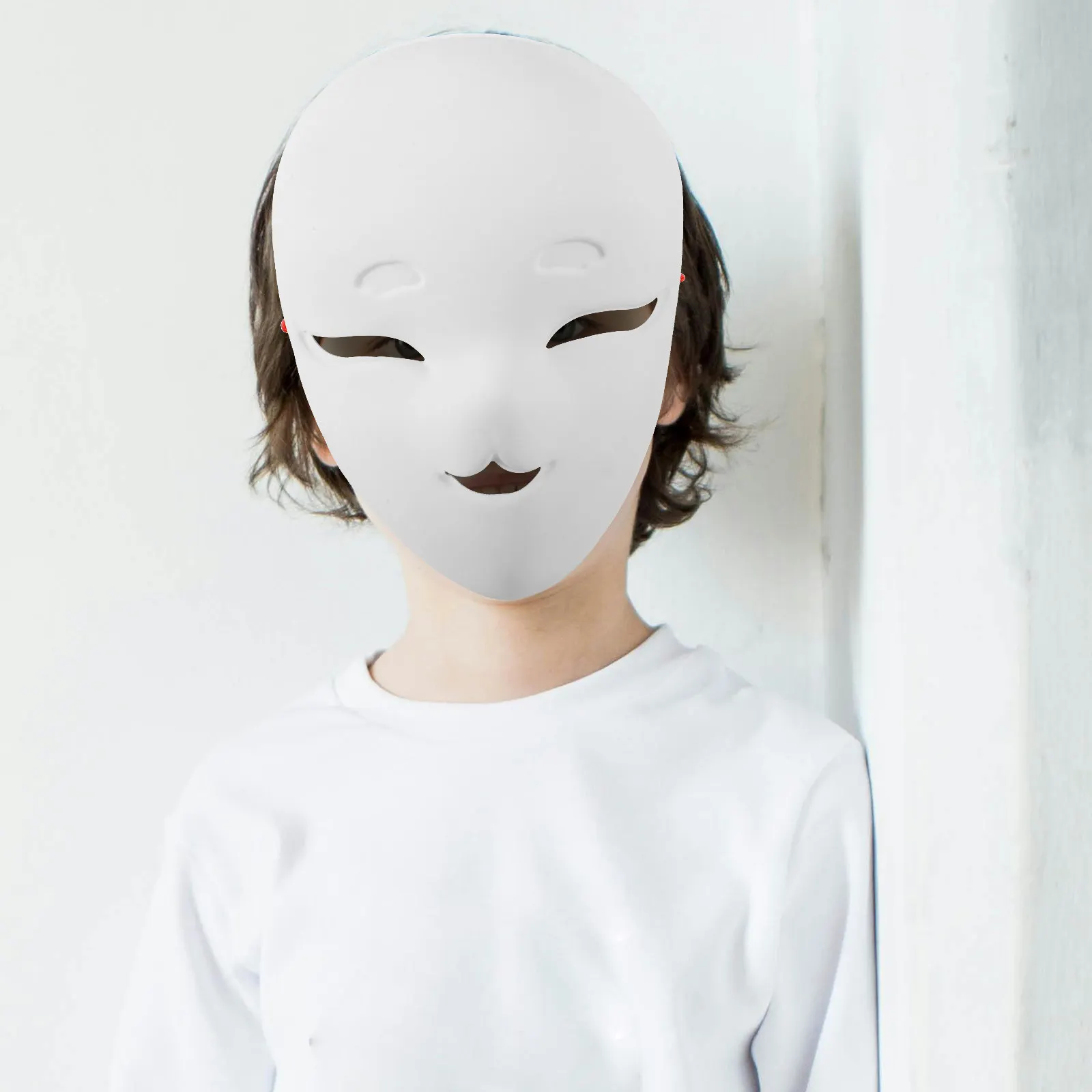 

Blank Fox Masks DIY Paintable White PVC Mask for Party Prom Stage Performance Cosplay Accessory Craft Blanks Paintable PVC Masks