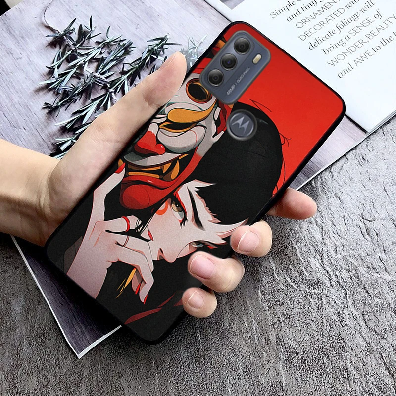 Japanese Style Anime Girl Phone Case For Moto Edge 50 40 Pro Edge 40 30 Ultra Neo Fusion G Power G Stylus G Play E32 E20 E40 