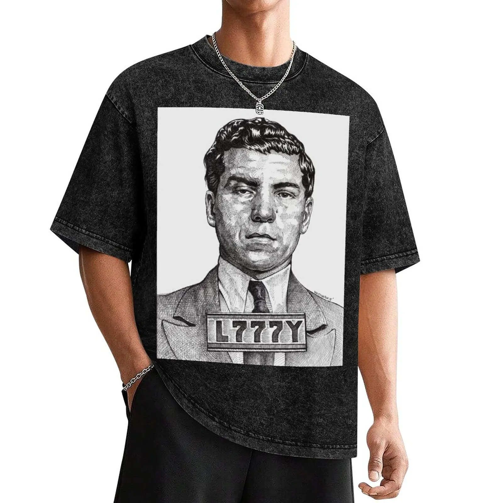 

They Call Me Lucky....Lucky Luciano T-Shirt animal prinfor boys plus sizes mens graphic t-shirts big and tall