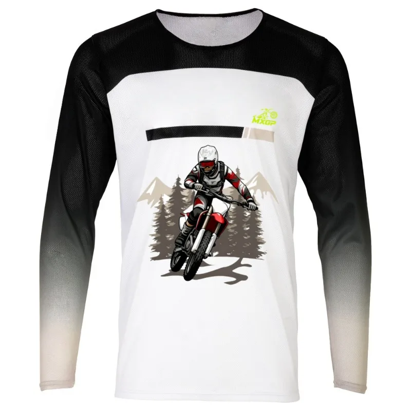 

2025 New 3D Printed MXGP Mountain Cycling, Creative LOGO Printed Top Men's Clothing Off Road Motorcycle Riding Clothes Gift