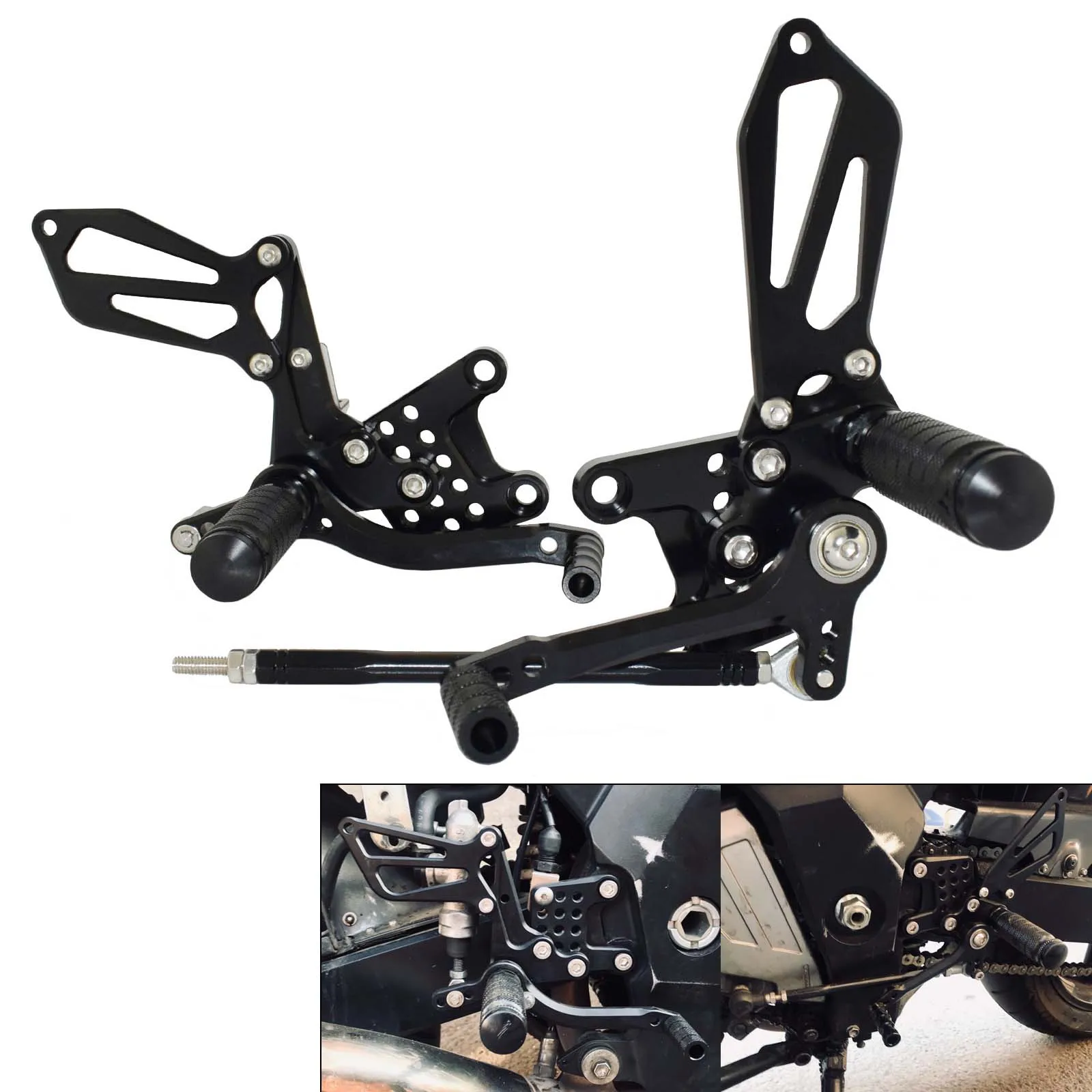 

Motorbike For Suzuki GSXR600 GSXR 600 2000 2001 2002 2003 2004 2005 Adjustable Rider Rear Sets Rearset Footrest Foot Rest Pegs