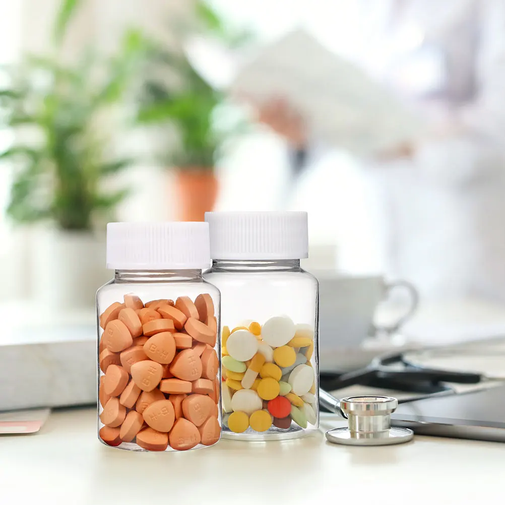 

12Pcs Versatile Travel Size Bottles With Caps Empty Plastic Storage Bottles 50ml Refillable Containers