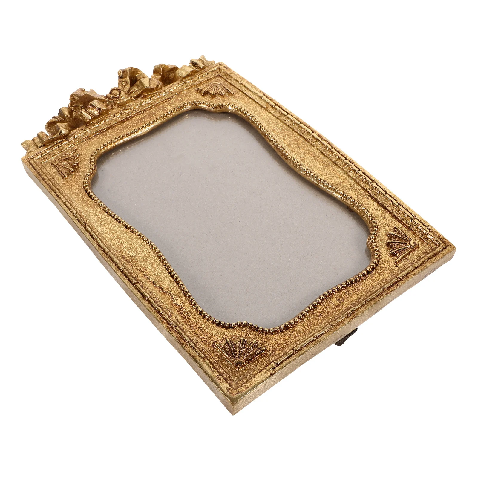 

Resin Picture Frame Vintage Design Unique Shape Tabletop Photo Display Holder For Home Decor Desktop Living Room Retro