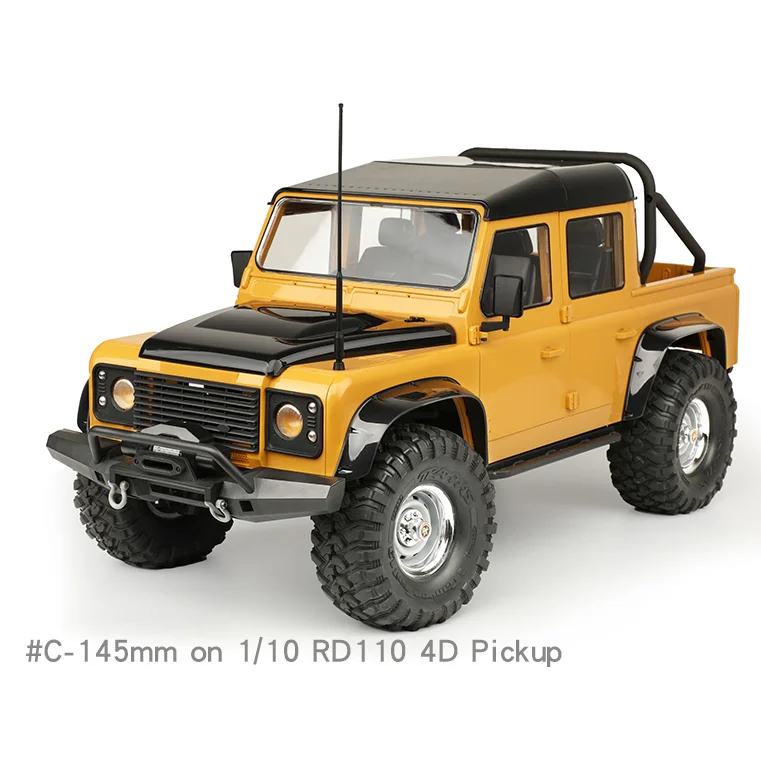 Poste de señal de decoración aérea de antena simulada para 1/12 1/18 1/10 1/8 RC Car Crawler TRX4m MN168 MN-222 MN82 Mn99s UDR