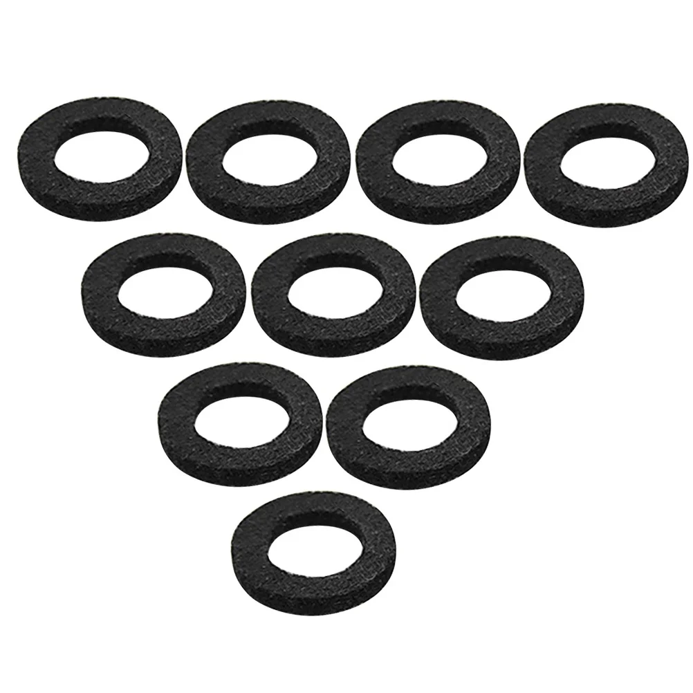 

10pcs Felt Washers Cotton Key Protection Pads For Trumpet Instruments Black Replacement Accessory Trumpet Cushion Trumpets