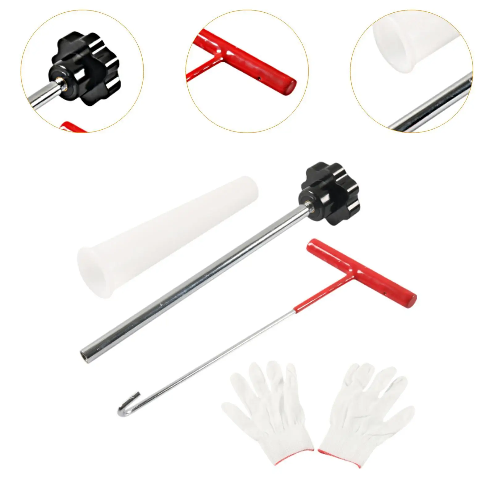 Quick Change Tire Valve Tool Kit Installation Kit Wear Resistant High Performance Removal Tool for ATV Truck Motorcycle Car